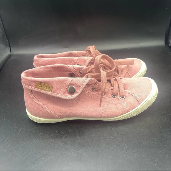 PLDM by Palladium Gaetane Twill Rose Suede Sneaker Size 39/8.5 - Picture 2 of 6